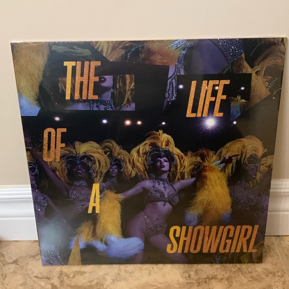 Taylor Swift NEW The Life of a Showgirl Lovely Bouquet Golden Vinyl record
